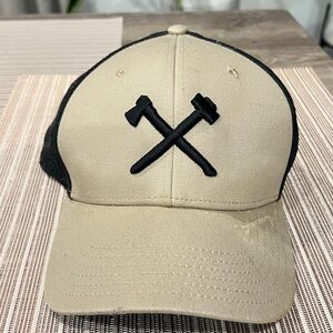 Axe and Sledge Black and Tan Baseball Cap